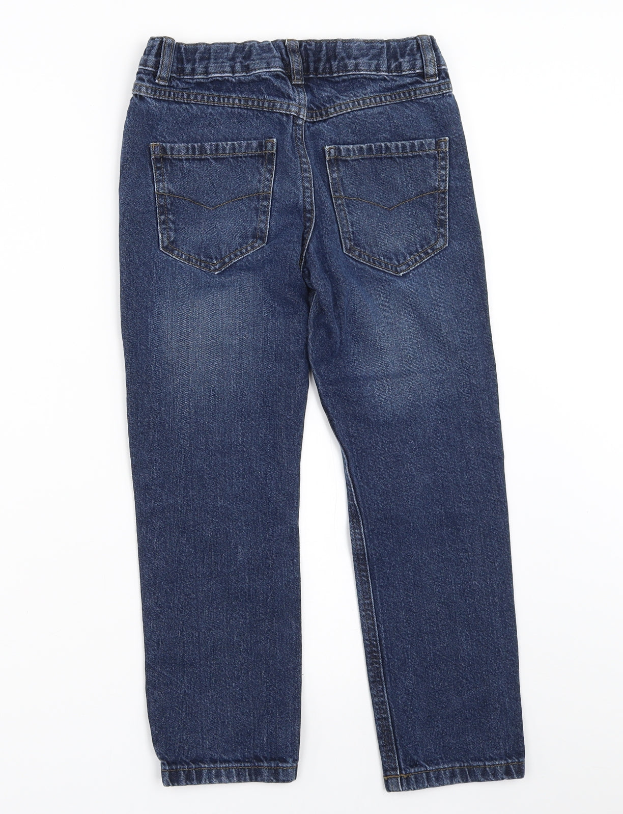 F&F Boys Blue  Denim Straight Jeans Size 7-8 Years