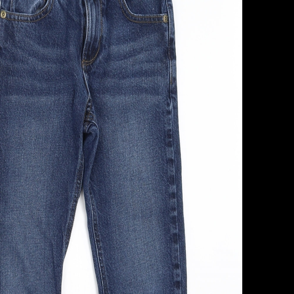 F&F Boys Blue  Denim Straight Jeans Size 7-8 Years