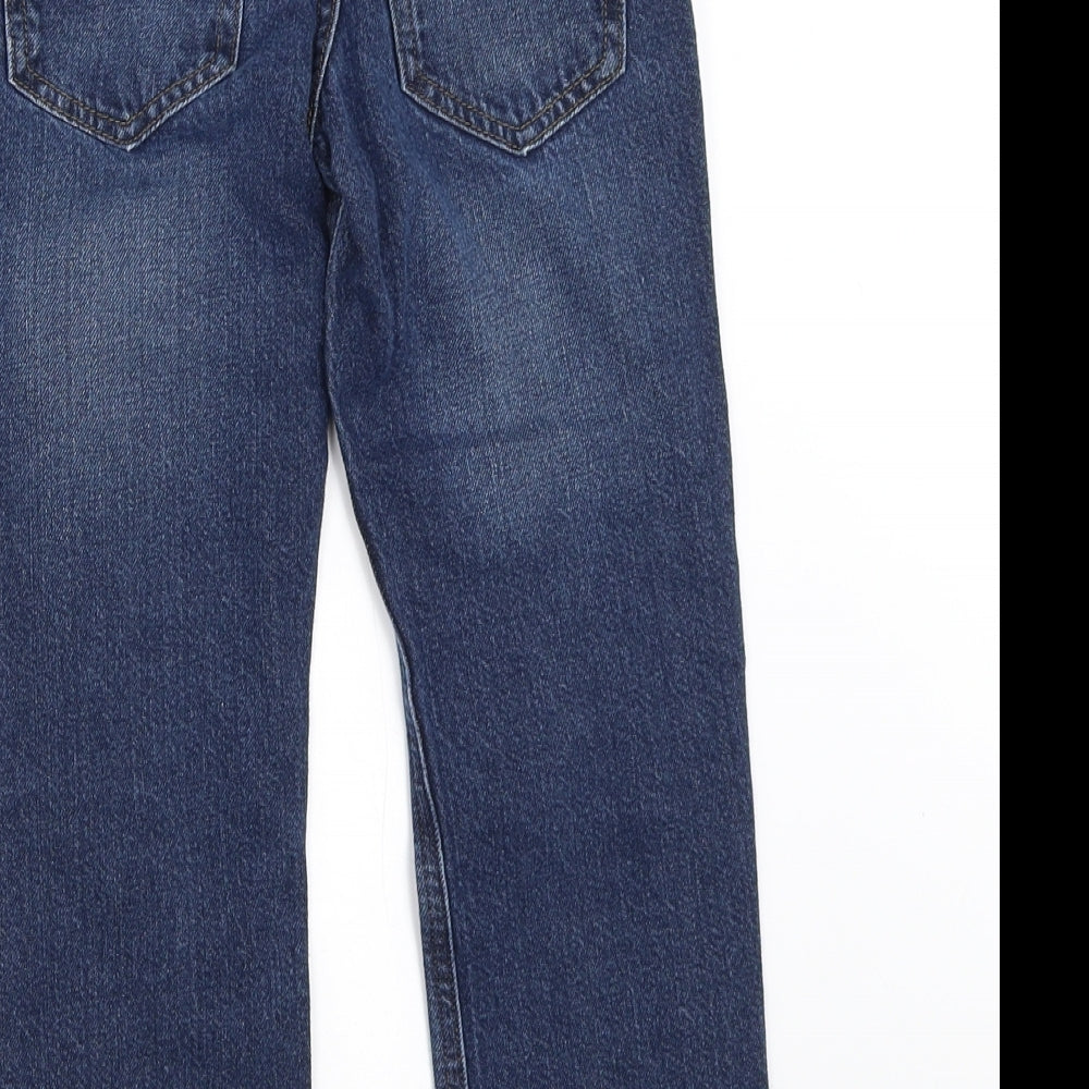 F&F Boys Blue  Denim Straight Jeans Size 7-8 Years