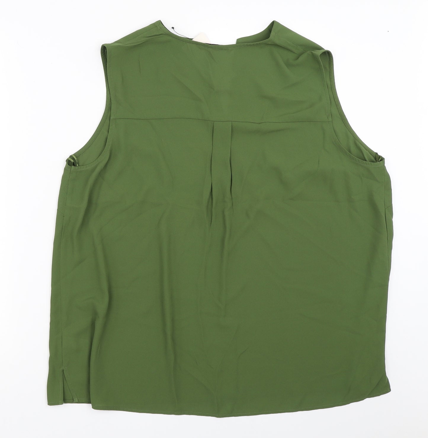 TU Womens Green   Basic Blouse Size 20