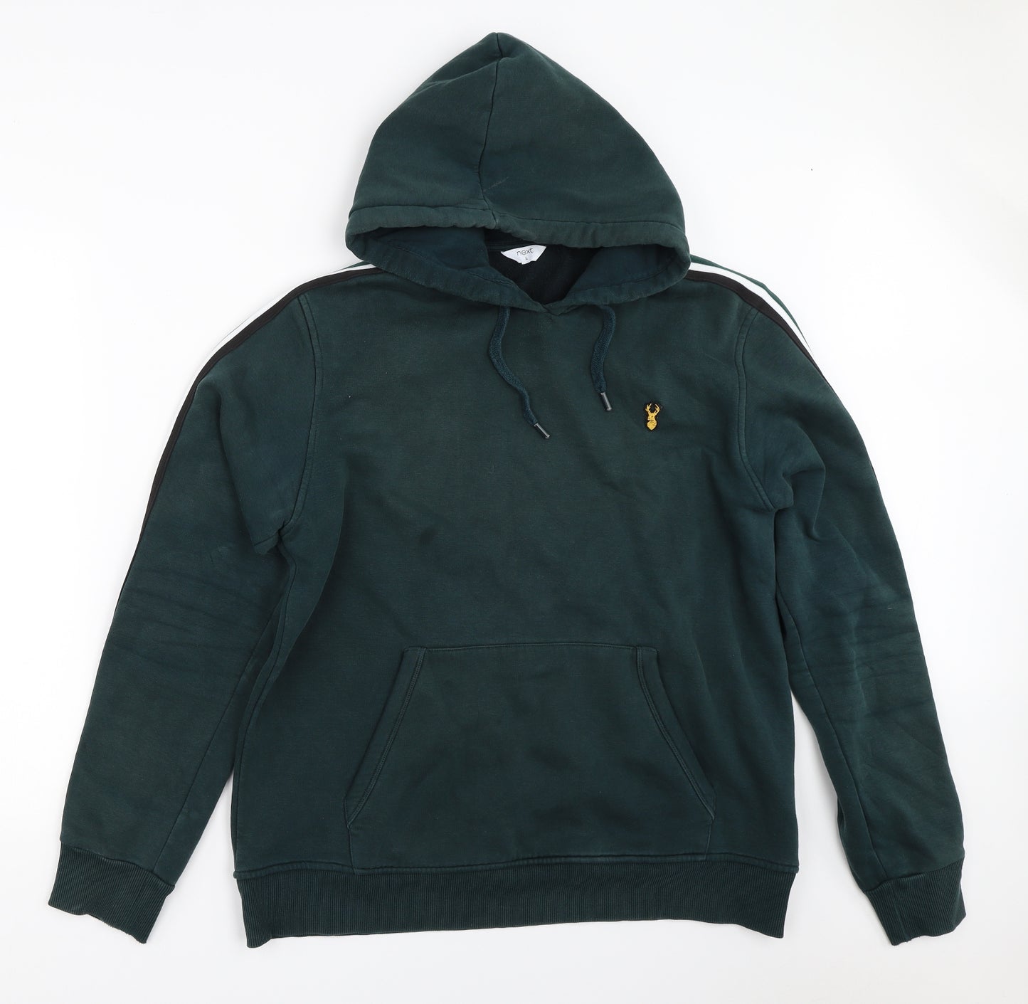 NEXT Mens Green   Pullover Hoodie Size L