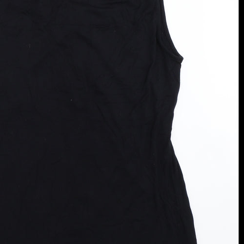 Tahari Womens Black   Basic Tank Size L