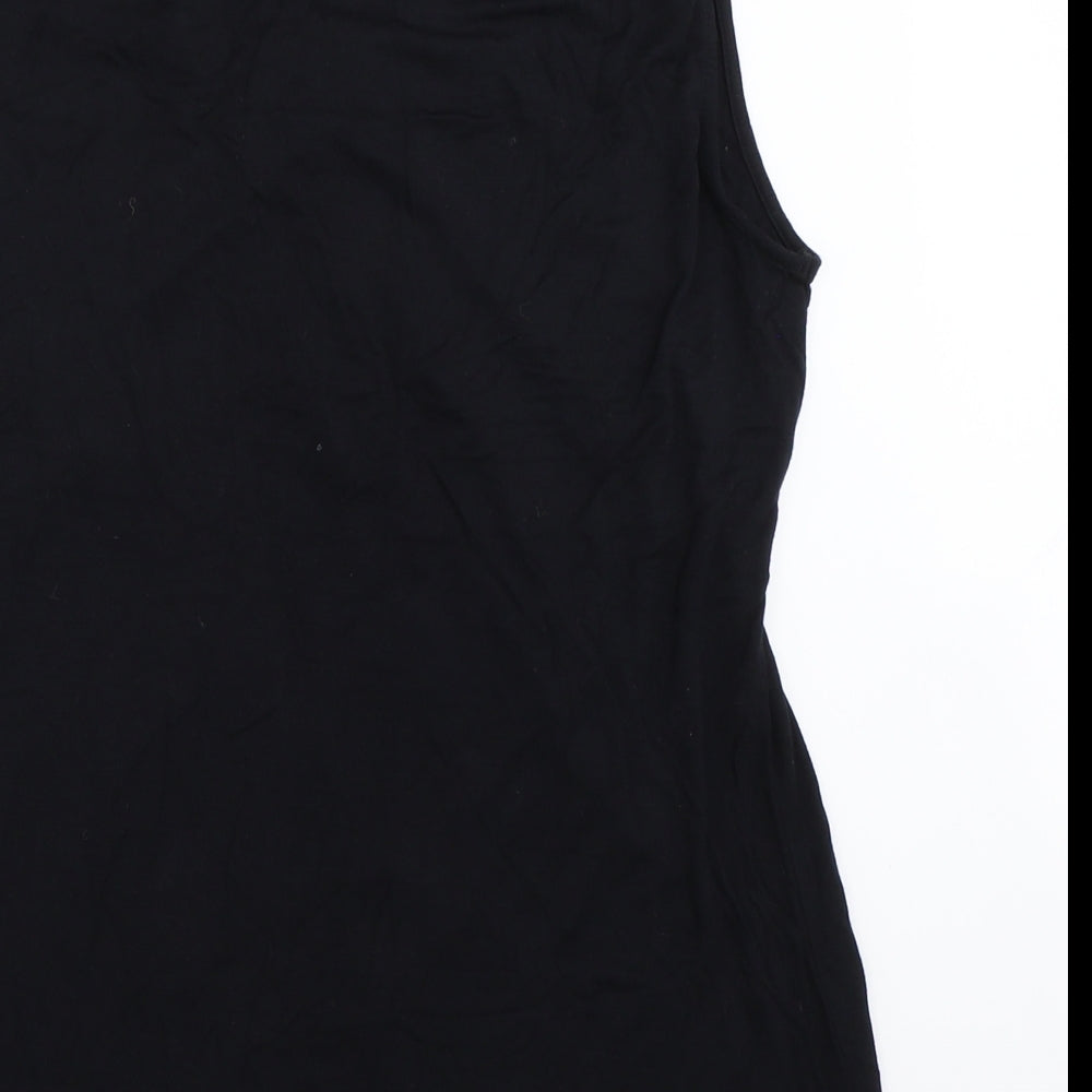 Tahari Womens Black   Basic Tank Size L