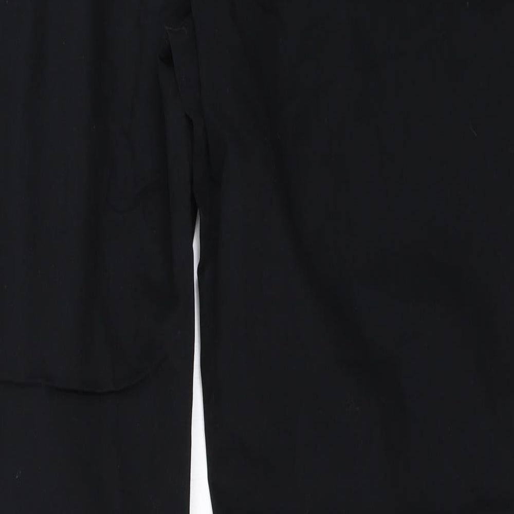 Marks and Spencer Mens Black   Chino Trousers Size 40 in L31 in