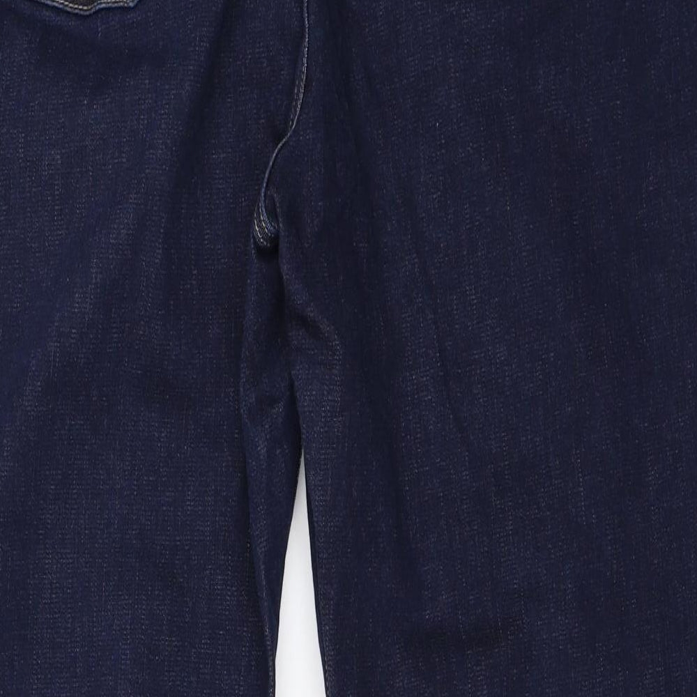 Marks and Spencer Womens Blue   Straight Jeans Size 20 L27 in