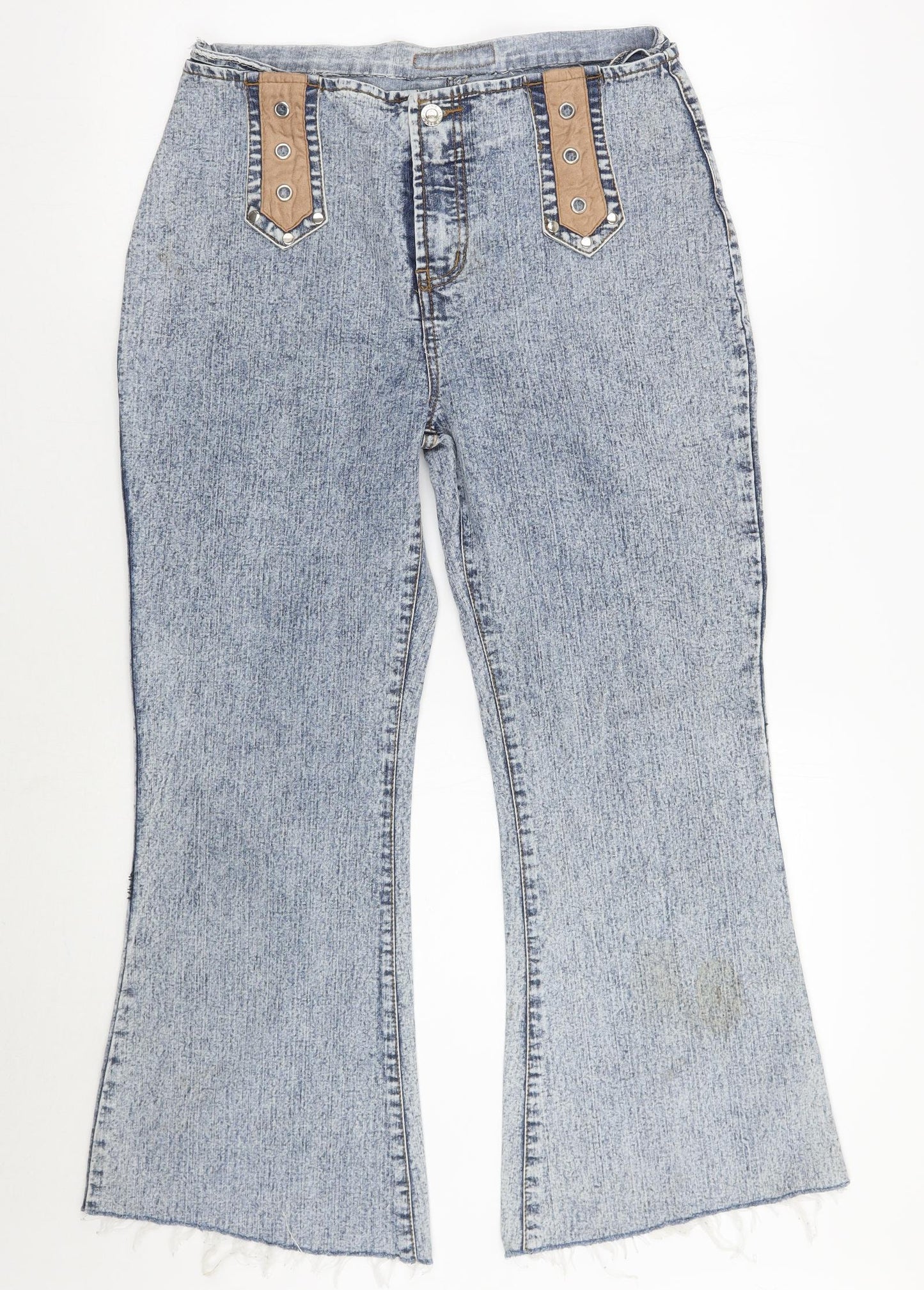Hui yang Womens Blue   Cropped Jeans  L26 in