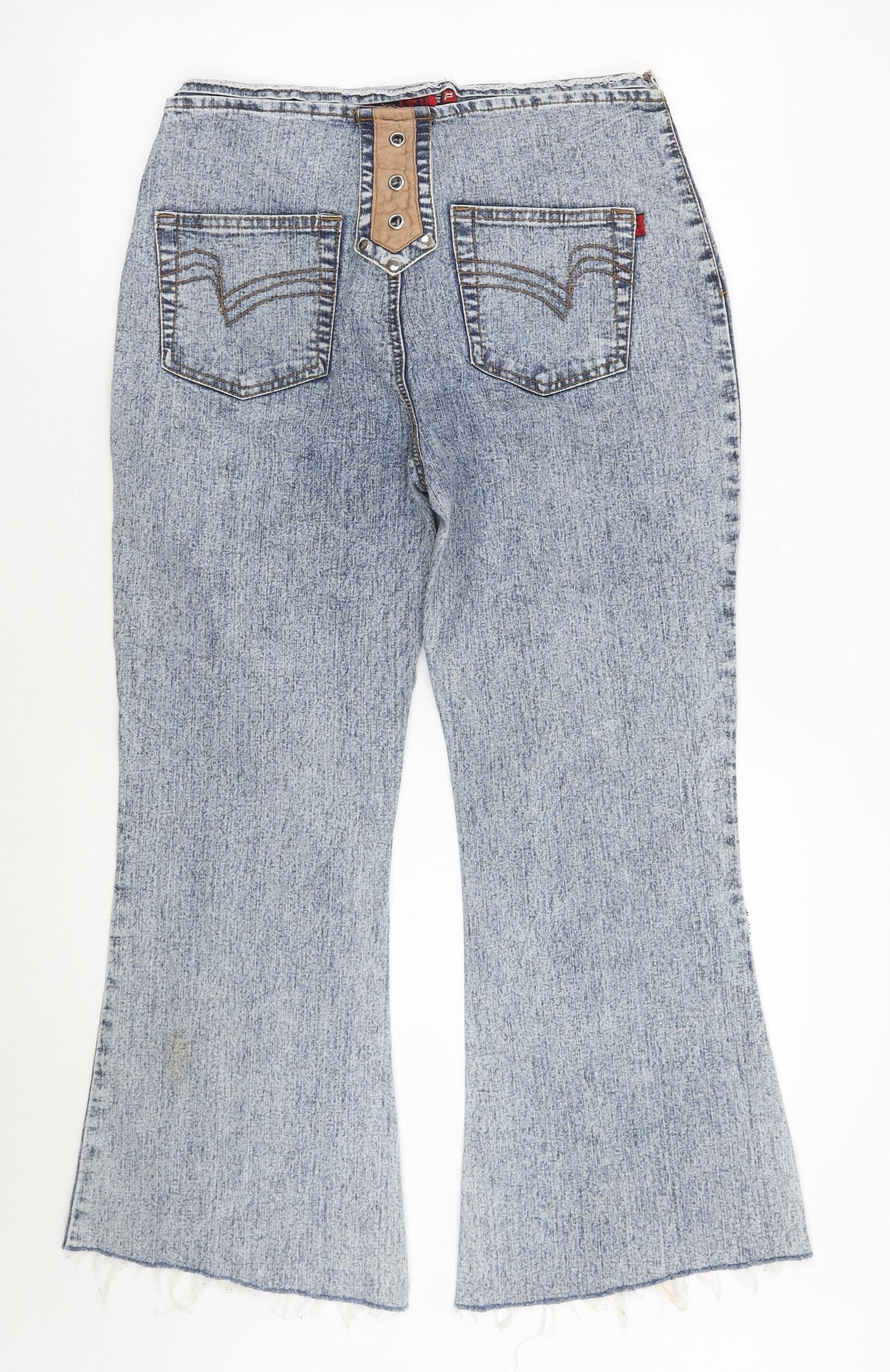 Hui yang Womens Blue   Cropped Jeans  L26 in