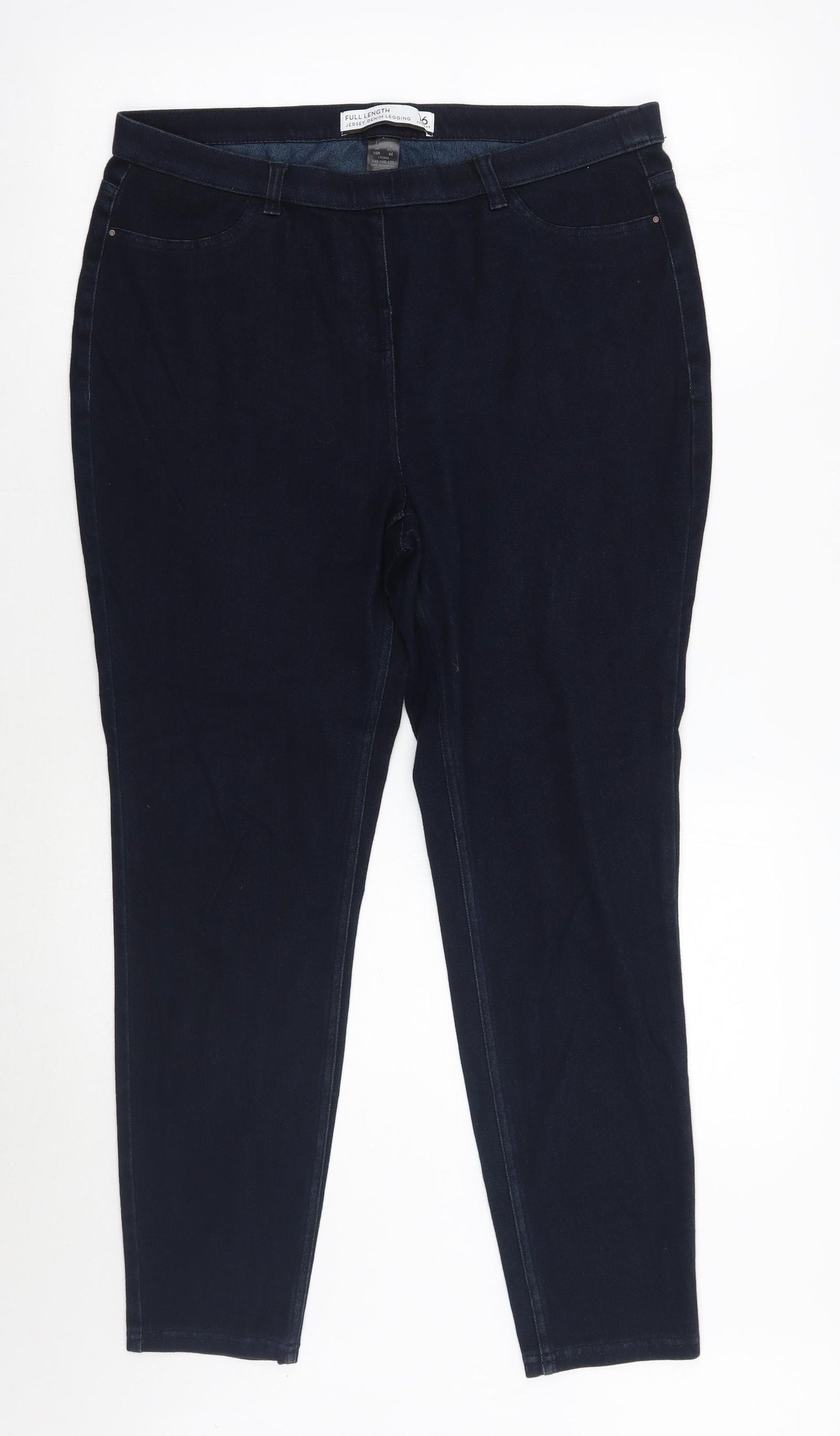 NEXT Womens Blue   Jegging Trousers Size 16 L26 in