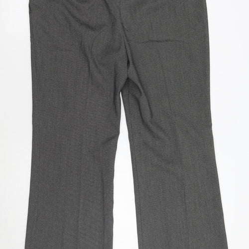 TU Womens Grey   Trousers  Size 14 L29 in