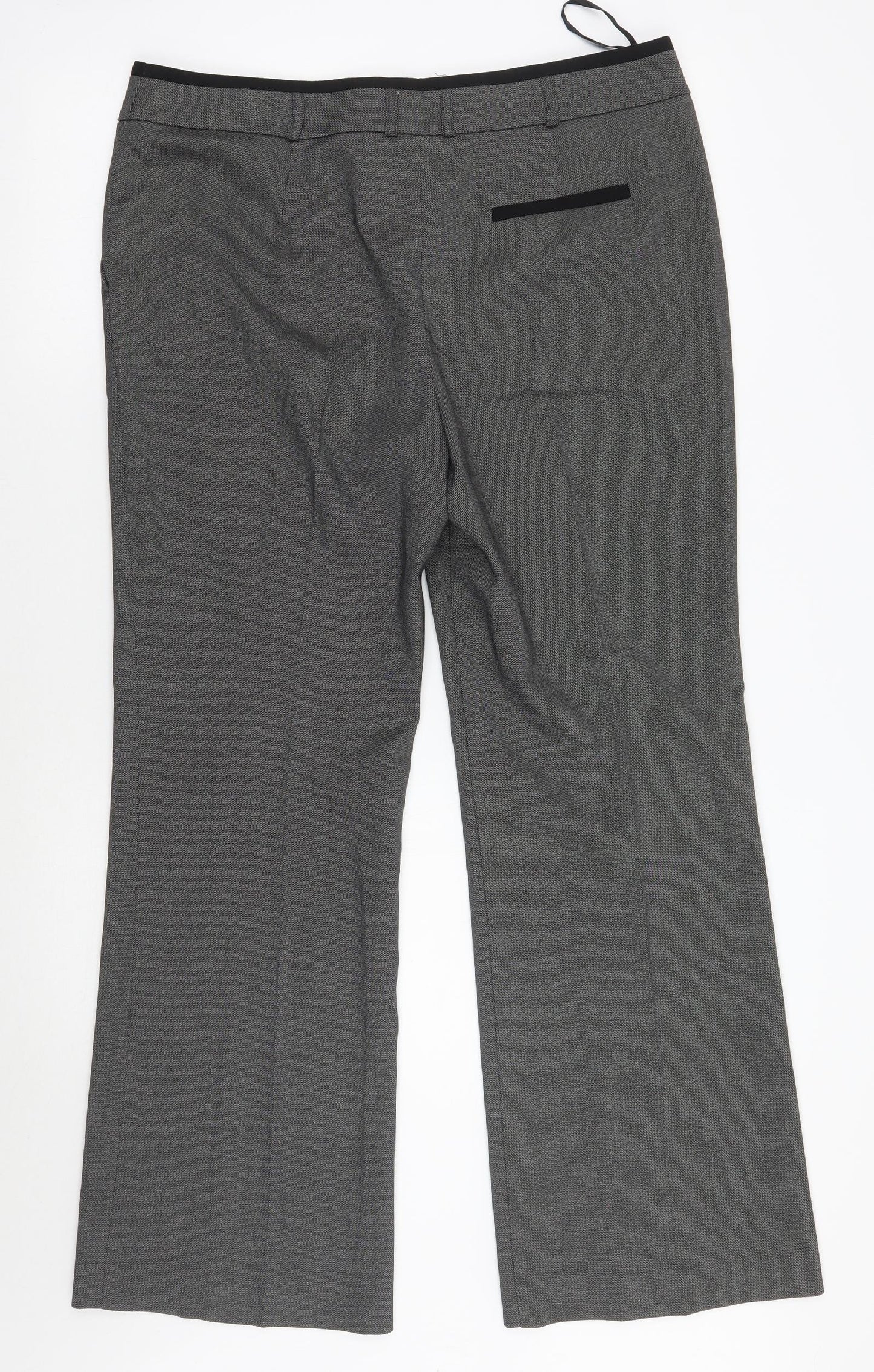 TU Womens Grey   Trousers  Size 14 L29 in