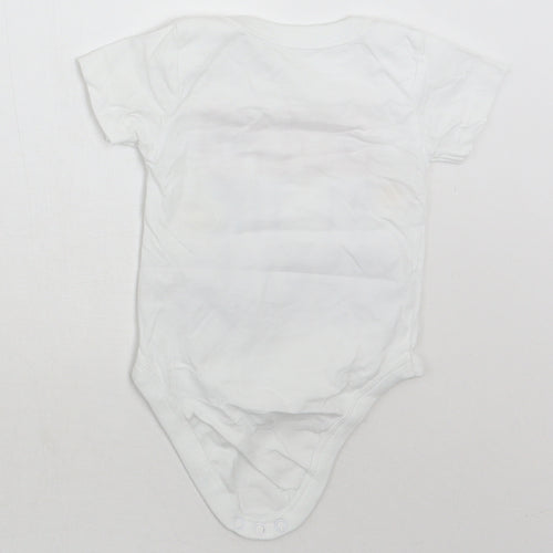 Pep&co Baby White   Babygrow One-Piece Size 0-3 Months