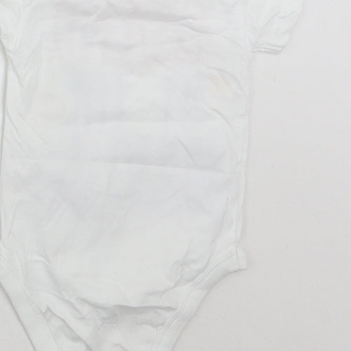 Pep&co Baby White   Babygrow One-Piece Size 0-3 Months