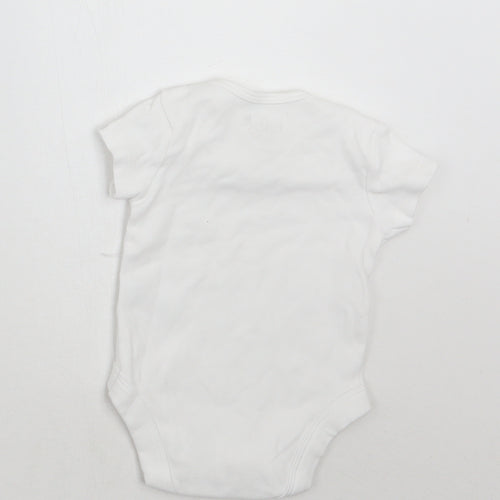 M&Co Baby White   Babygrow One-Piece Size 0-3 Months