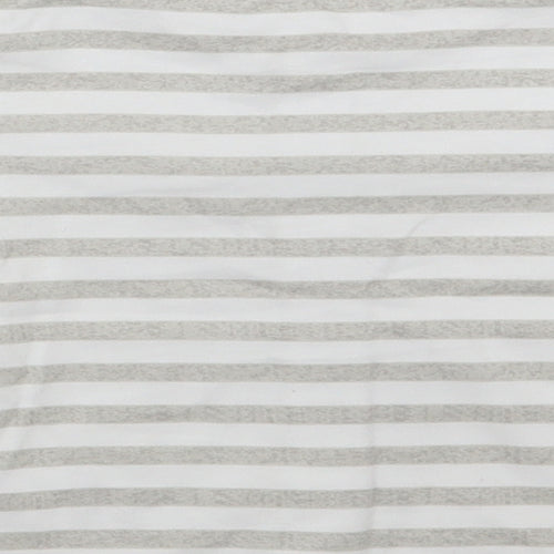 F&F Baby White Striped  Basic T-Shirt Size 0-3 Months