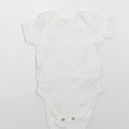 George Baby White   Babygrow One-Piece Size 0-3 Months