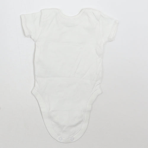 George Baby White   Babygrow One-Piece Size 0-3 Months