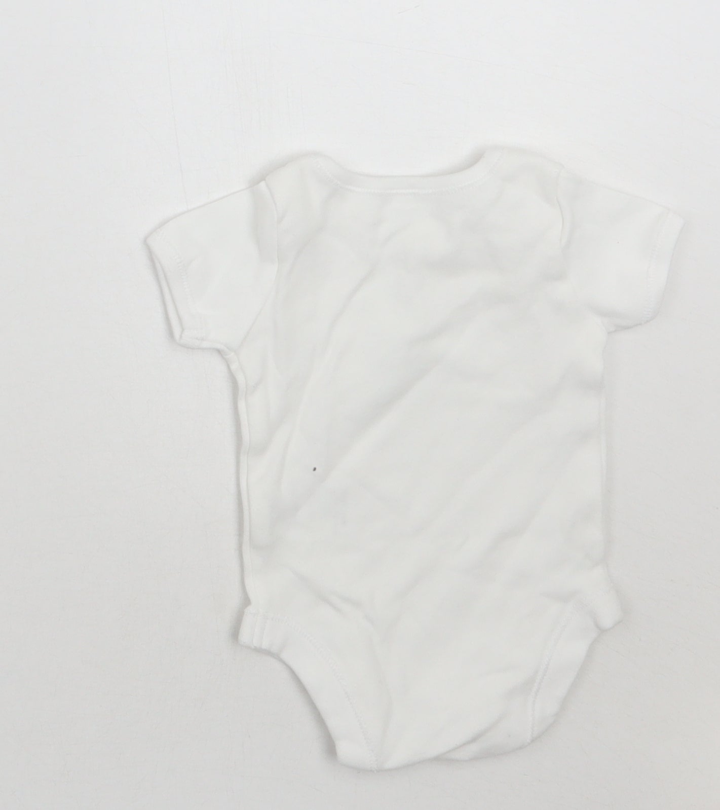 John Lewis Baby White   Babygrow One-Piece Size 0-3 Months