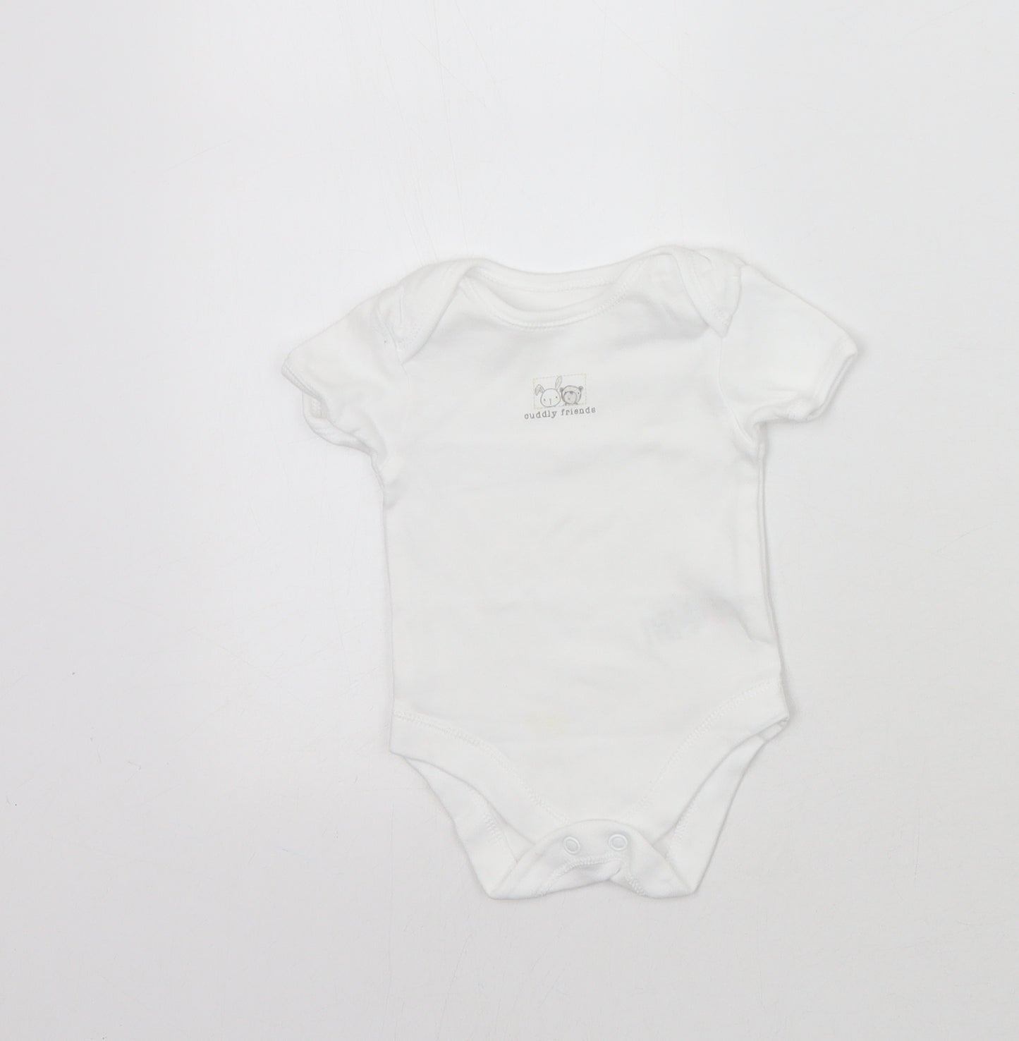George Baby White   Babygrow One-Piece Size Newborn