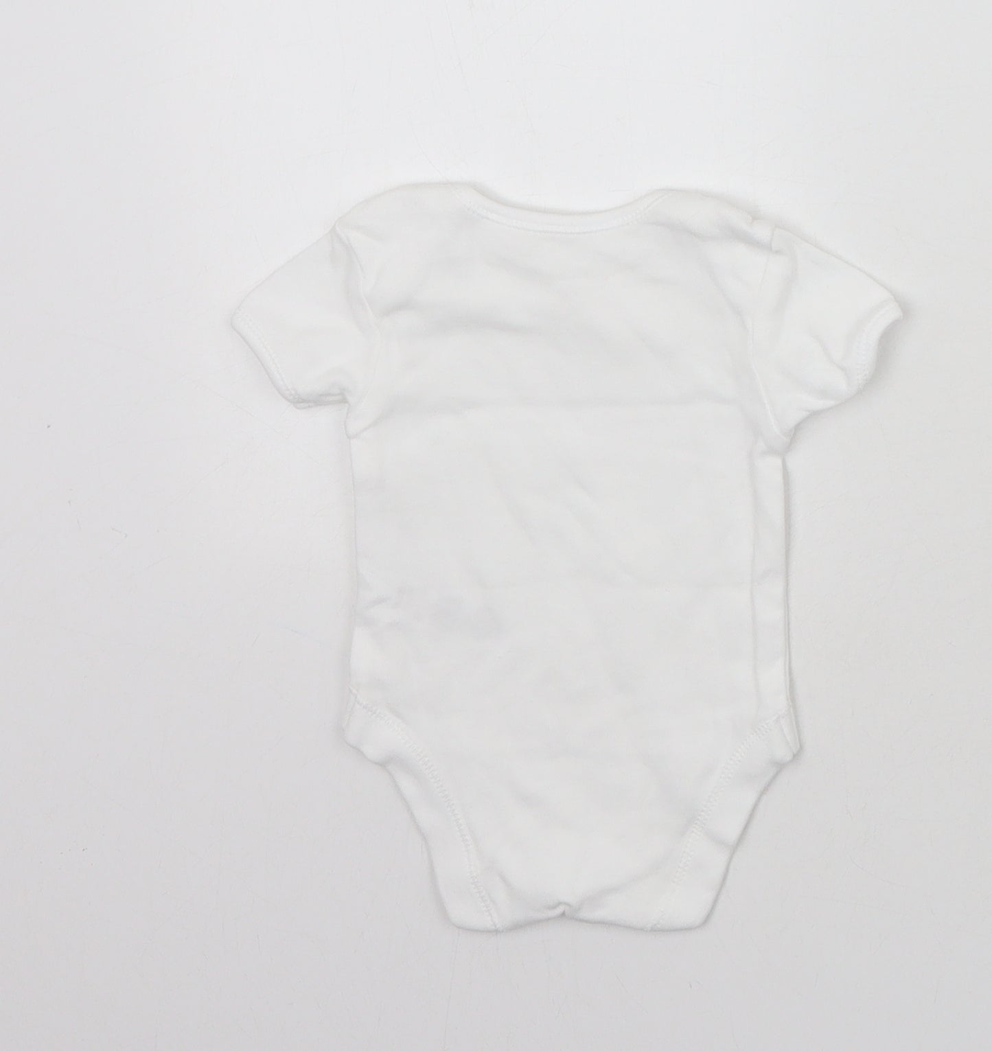 George Baby White   Babygrow One-Piece Size Newborn
