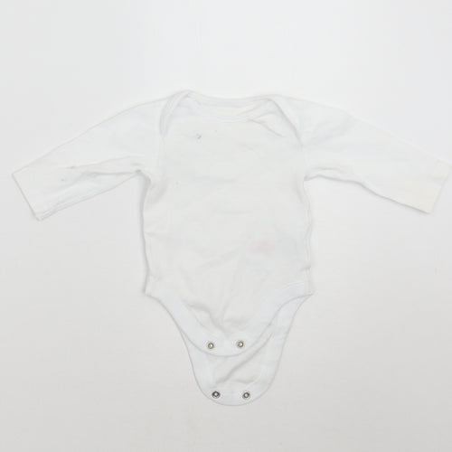 F&F Baby White   Babygrow One-Piece Size Newborn