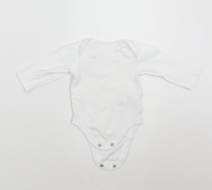 F&F Baby White   Babygrow One-Piece Size Newborn
