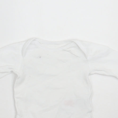 F&F Baby White   Babygrow One-Piece Size Newborn