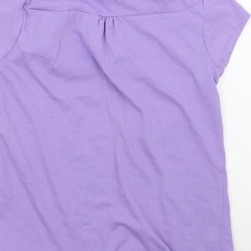 LA Gear Girls Purple   Basic T-Shirt Size 11 Years