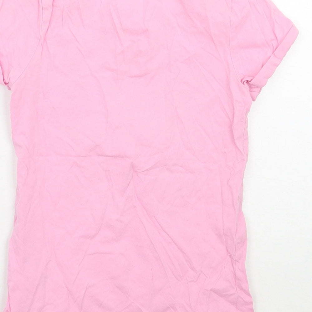 Bluezoo Girls Pink   Basic T-Shirt Size 7-8 Years