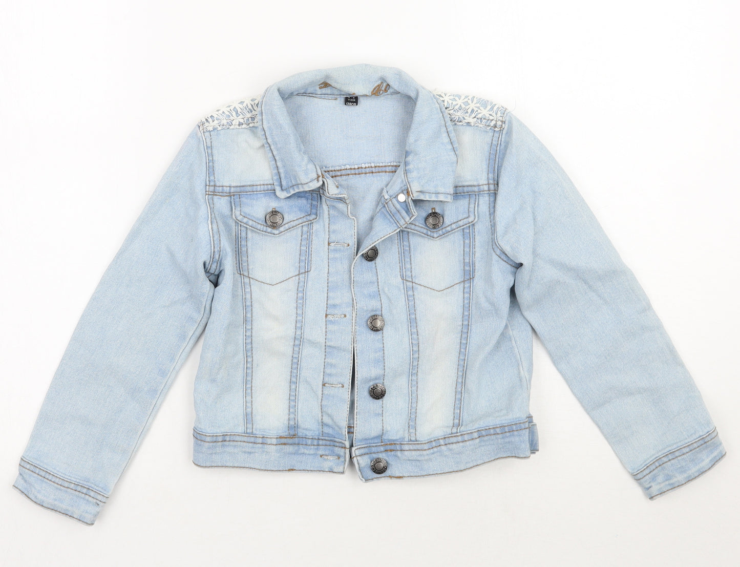Denim co Girls Blue   Jacket Coat Size 7-8 Years