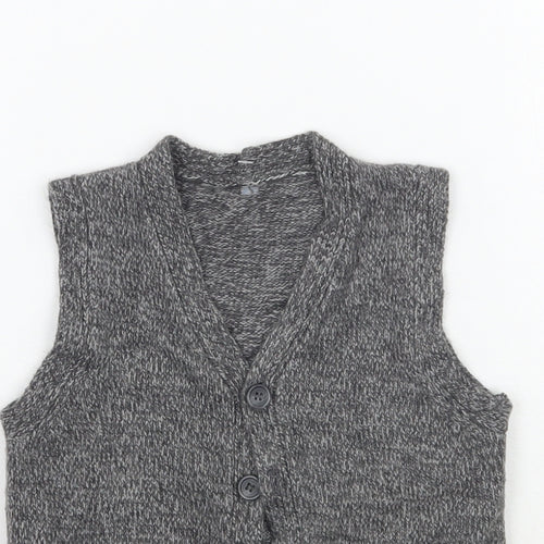 Matalan Boys Grey   Vest Jumper Size 3 Years