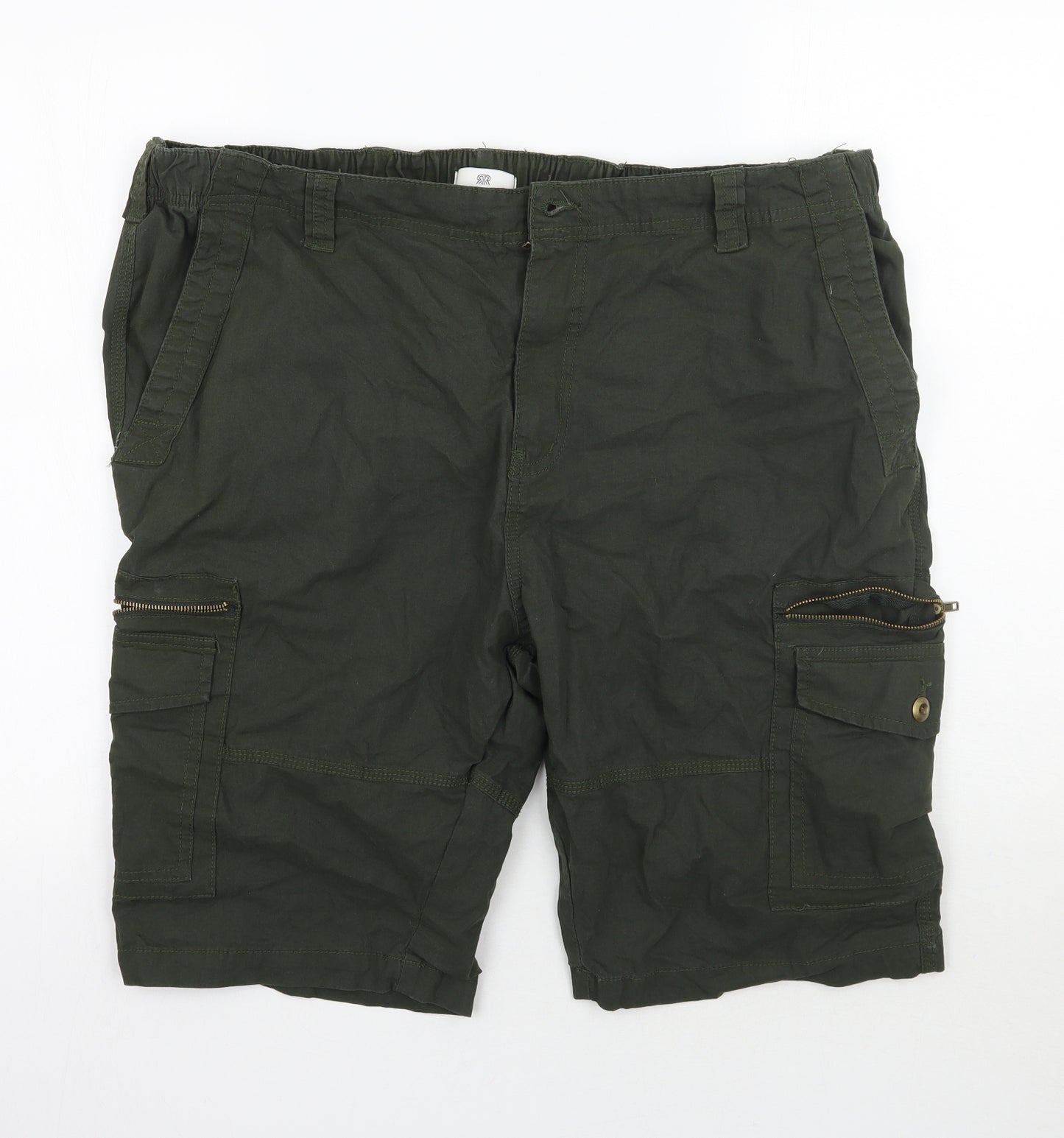 River Island Mens Green   Bermuda Shorts Size 40 in