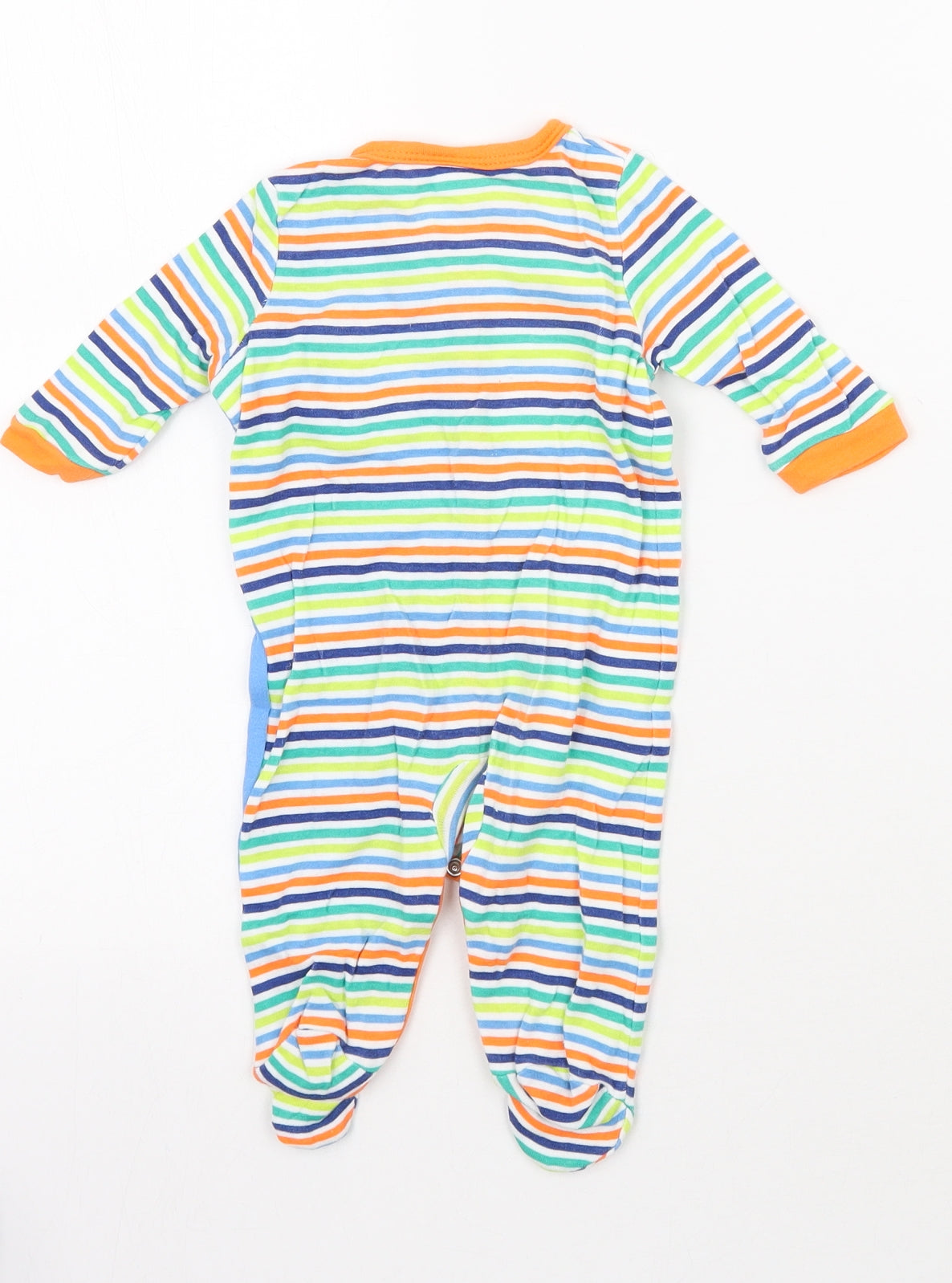 BabyGear Baby Blue Striped  Babygrow One-Piece Size 0-3 Months