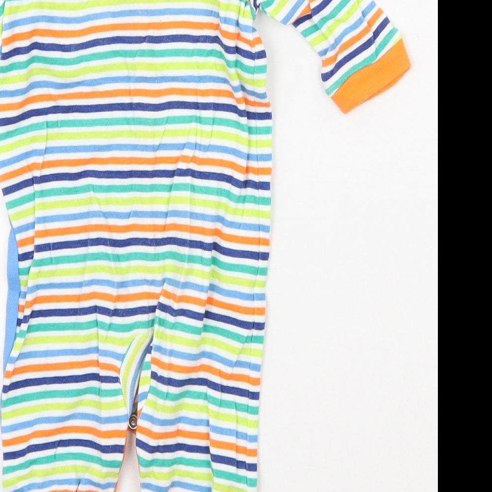 BabyGear Baby Blue Striped  Babygrow One-Piece Size 0-3 Months