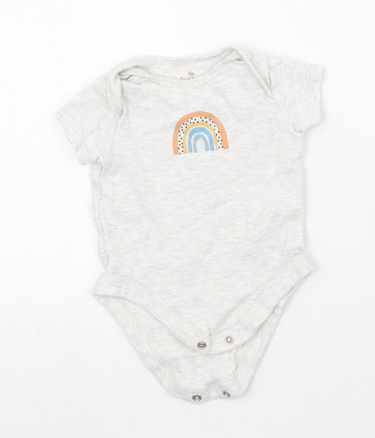 M&Co Baby Grey   Babygrow One-Piece Size 3-6 Months