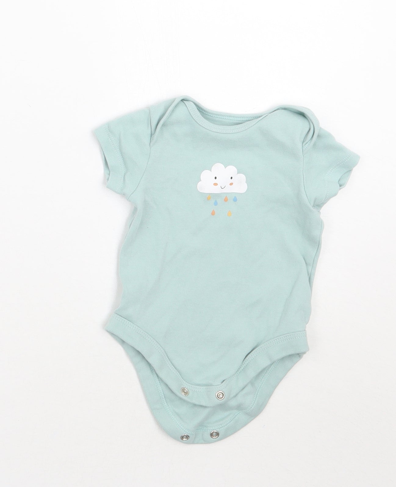 M&Co Baby Green   Babygrow One-Piece Size 3-6 Months