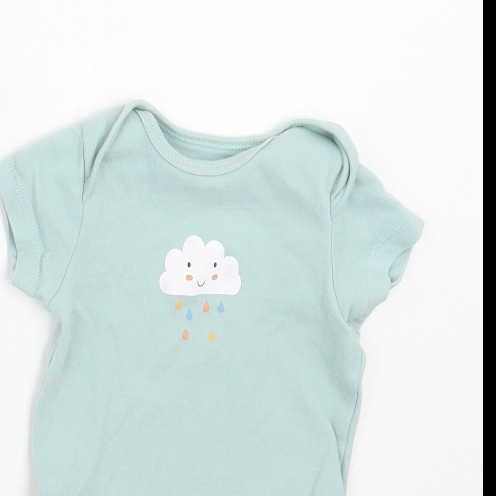 M&Co Baby Green   Babygrow One-Piece Size 3-6 Months