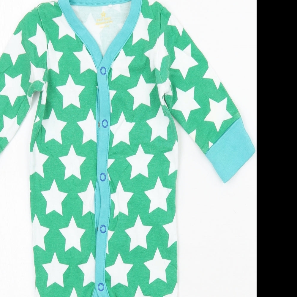 NEXT Baby Green Geometric  Babygrow One-Piece Size 3-6 Months