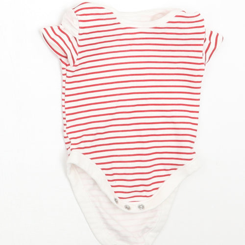 George Baby White Striped  Babygrow One-Piece Size 3-6 Months