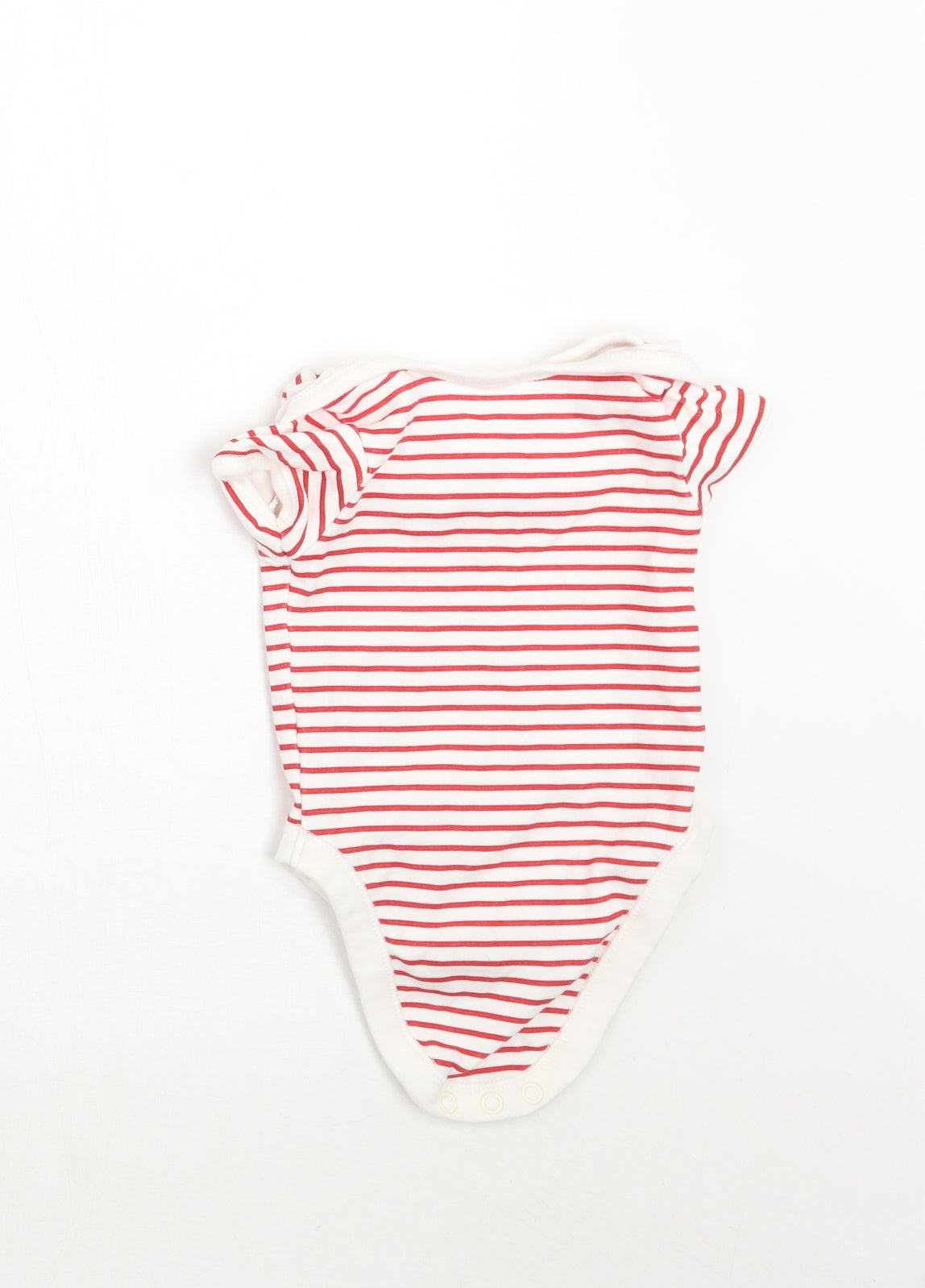 George Baby White Striped  Babygrow One-Piece Size 3-6 Months