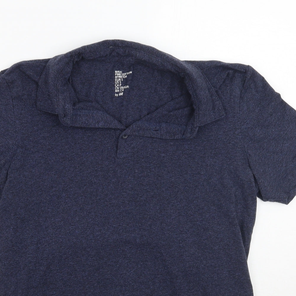 H&M Mens Blue    T-Shirt Size S