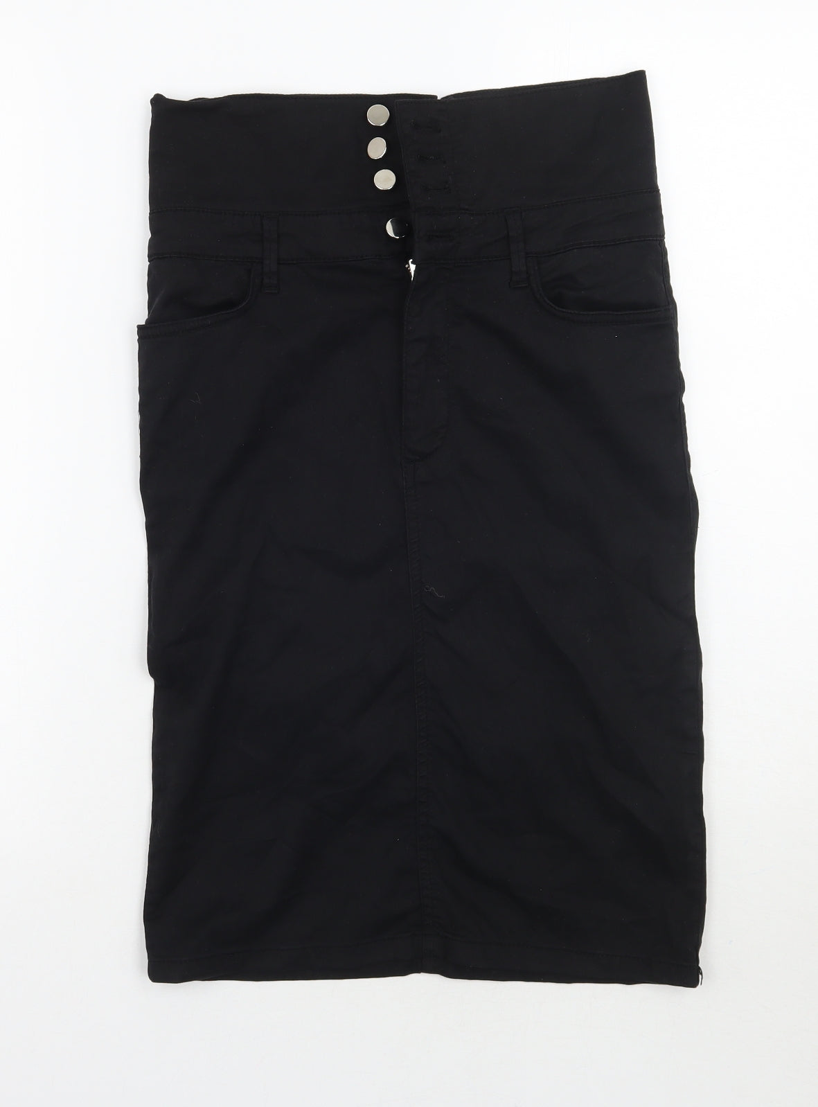 Zara Womens Black   Straight & Pencil Skirt Size S