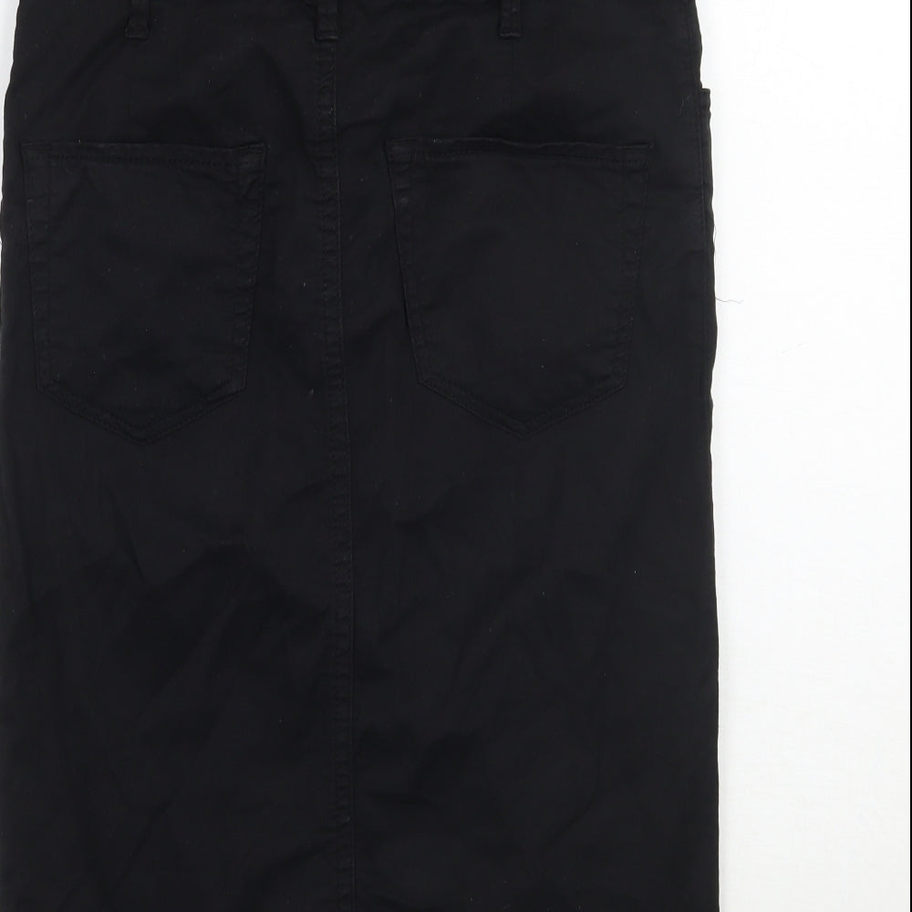 Zara Womens Black   Straight & Pencil Skirt Size S