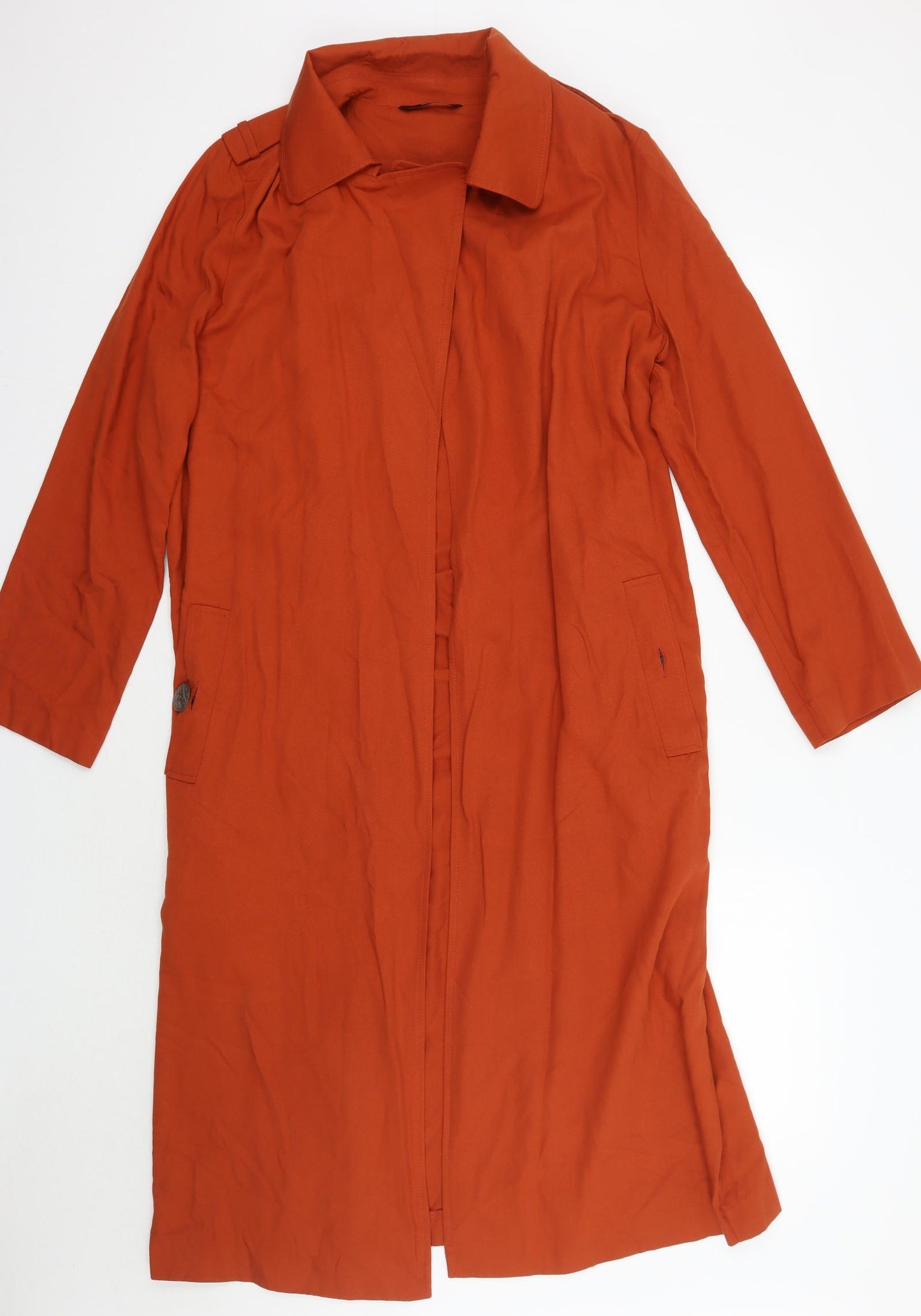George Womens Orange   Jacket Coatigan Size 12