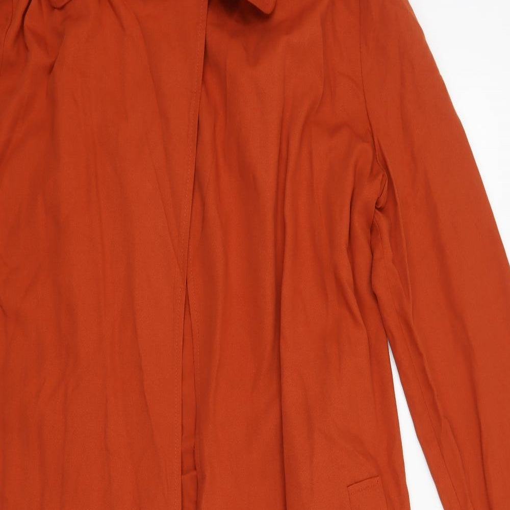George Womens Orange   Jacket Coatigan Size 12
