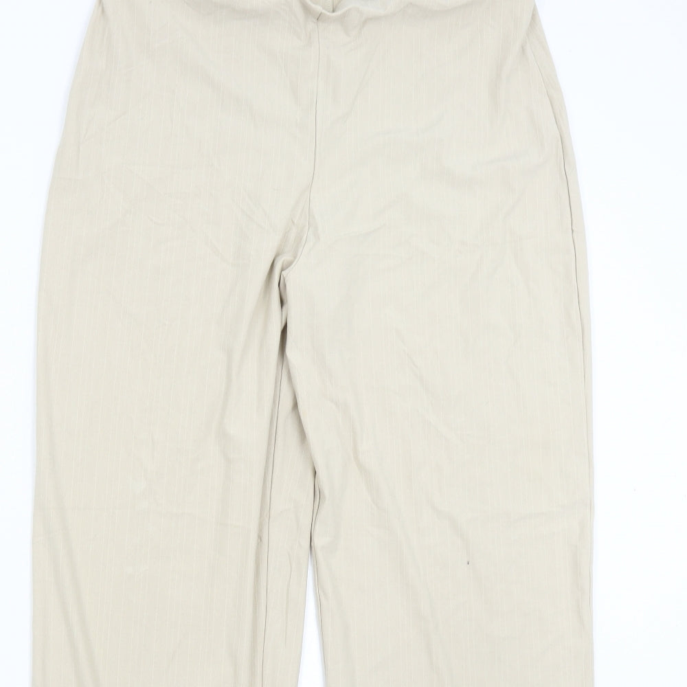 M&S Womens Beige   Trousers  Size 18 L29 in