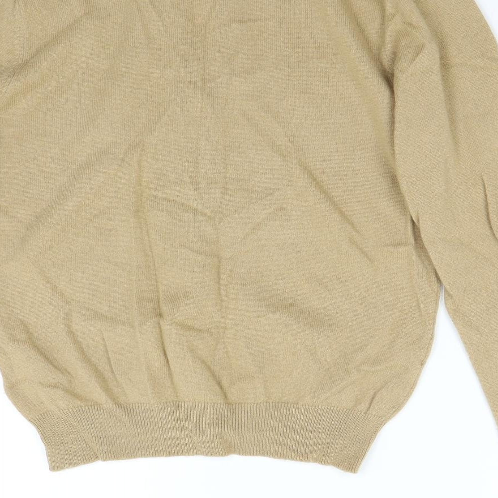 Wool Overs Womens Brown  Knit Cardigan Jumper Size M