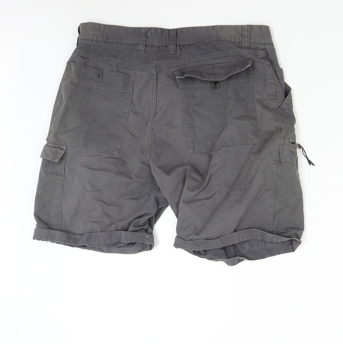 NEXT Mens Grey   Cargo Shorts Size 36