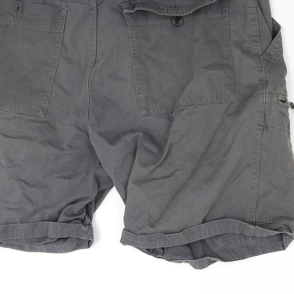 NEXT Mens Grey   Cargo Shorts Size 36