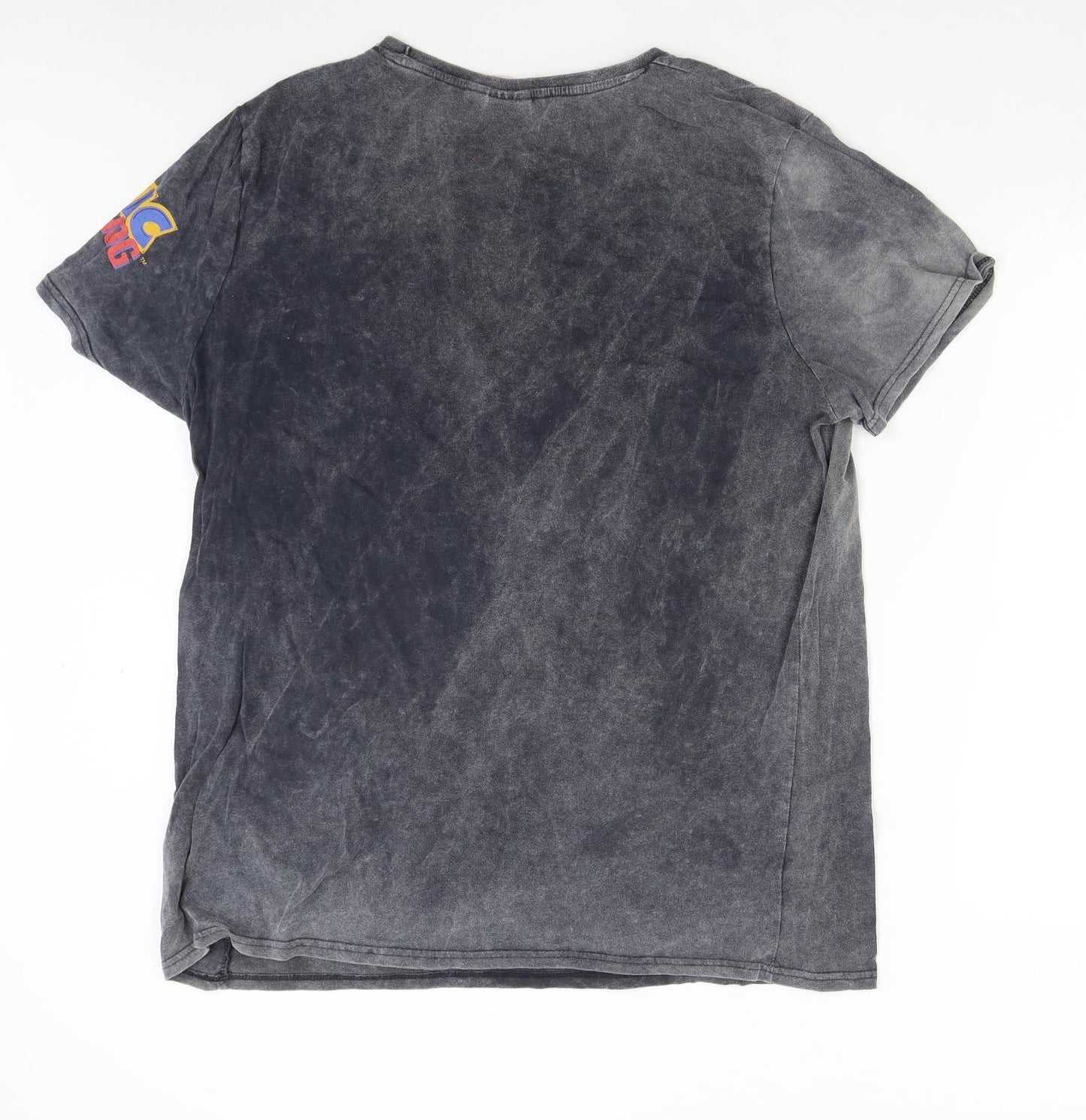 Primark Mens Grey    T-Shirt Size XL  - Sonic The Hedgehog