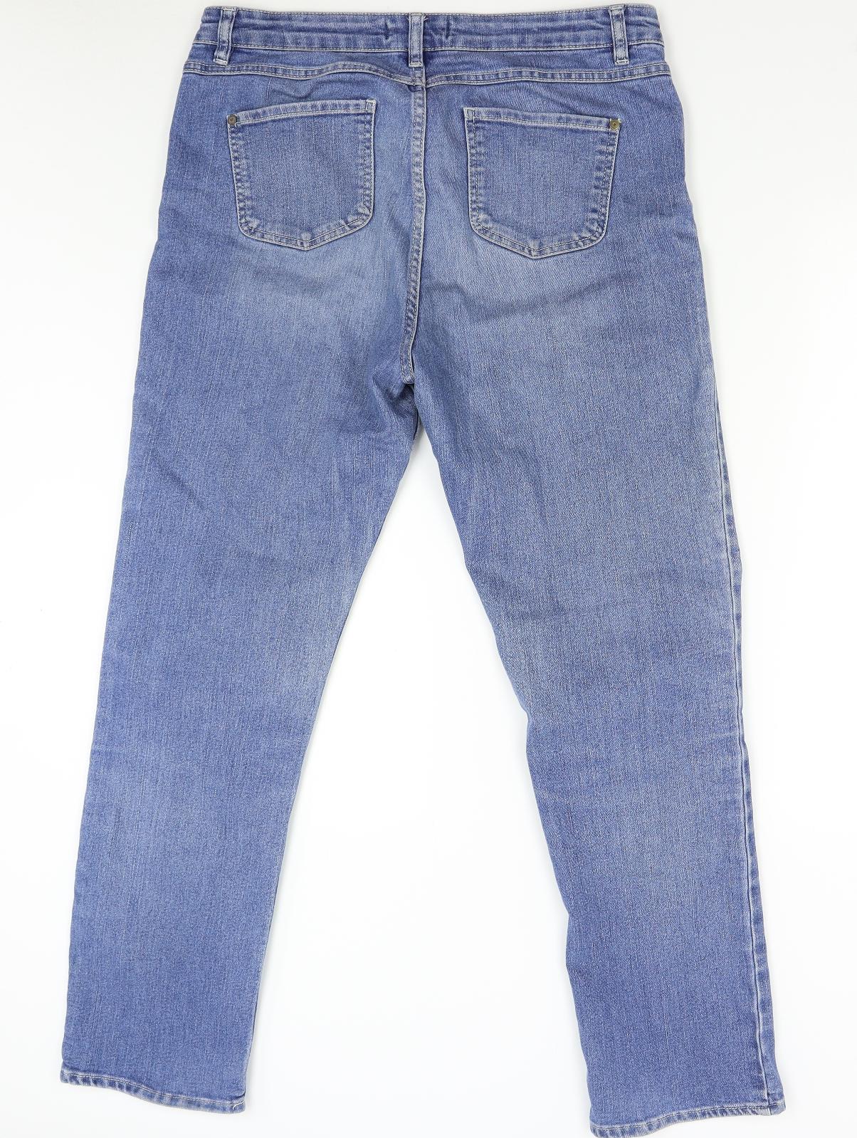 Papaya Womens Blue  Denim Straight Jeans Size 16 L29 in